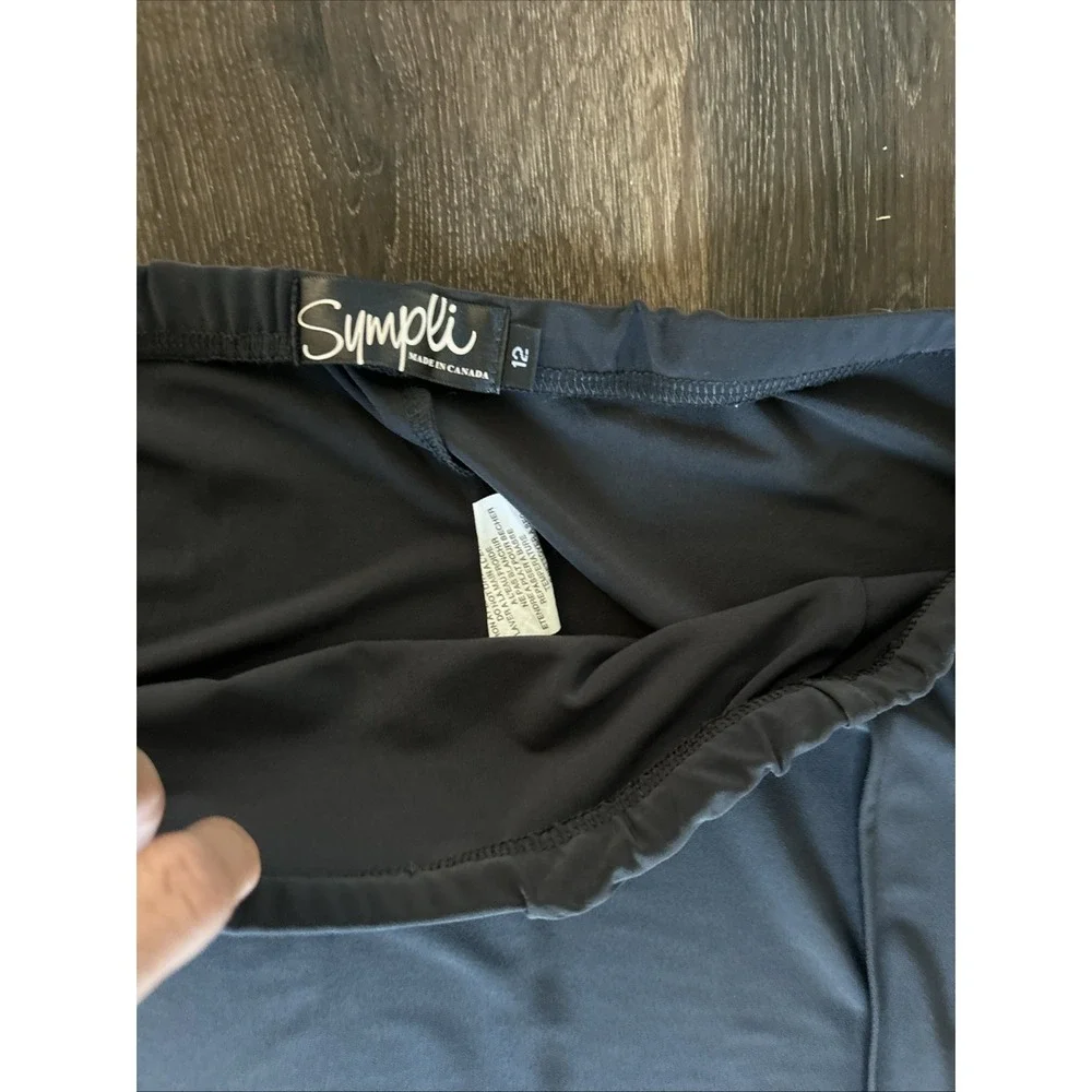 Sympli Charcoal Gary NU Maxi Pencil Skirt SZ 12 Slinky‎ Sleek Minimalist MINT